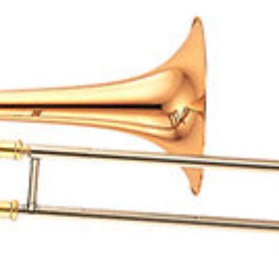 Yamaha YSL 448 GE II Trombone Complet, Grosse Perce, Pavillon Cuivre Rose
