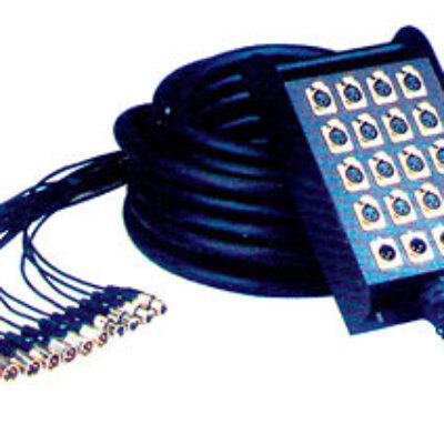Yellow Cable H106-10 – MULTIPAIRE 24 XLR M / 4 XLR F 10M